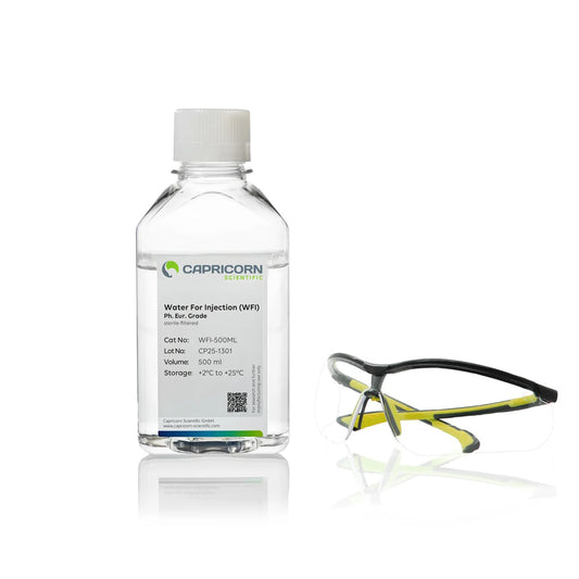 Water For Injection (WFI), Ph. Eur. Grade, sterile-filtered