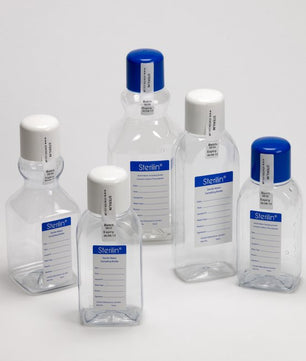 PET Water Sampling Bottle, Square, Sterilin