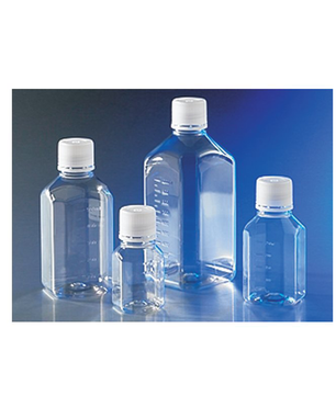 Bottle PET, Octagonal, 31.7mm Screw Cap, Sterile