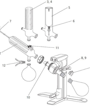 Receiving flask, for use with rotary evaporator, Cole Parmer