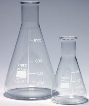 Erlenmeyer Flasks, Pyrex