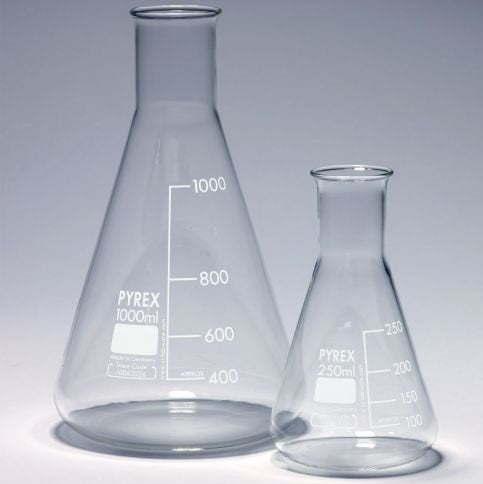 Erlenmeyer Flasks, Pyrex – Appleton Woods | UK Lab Supplies