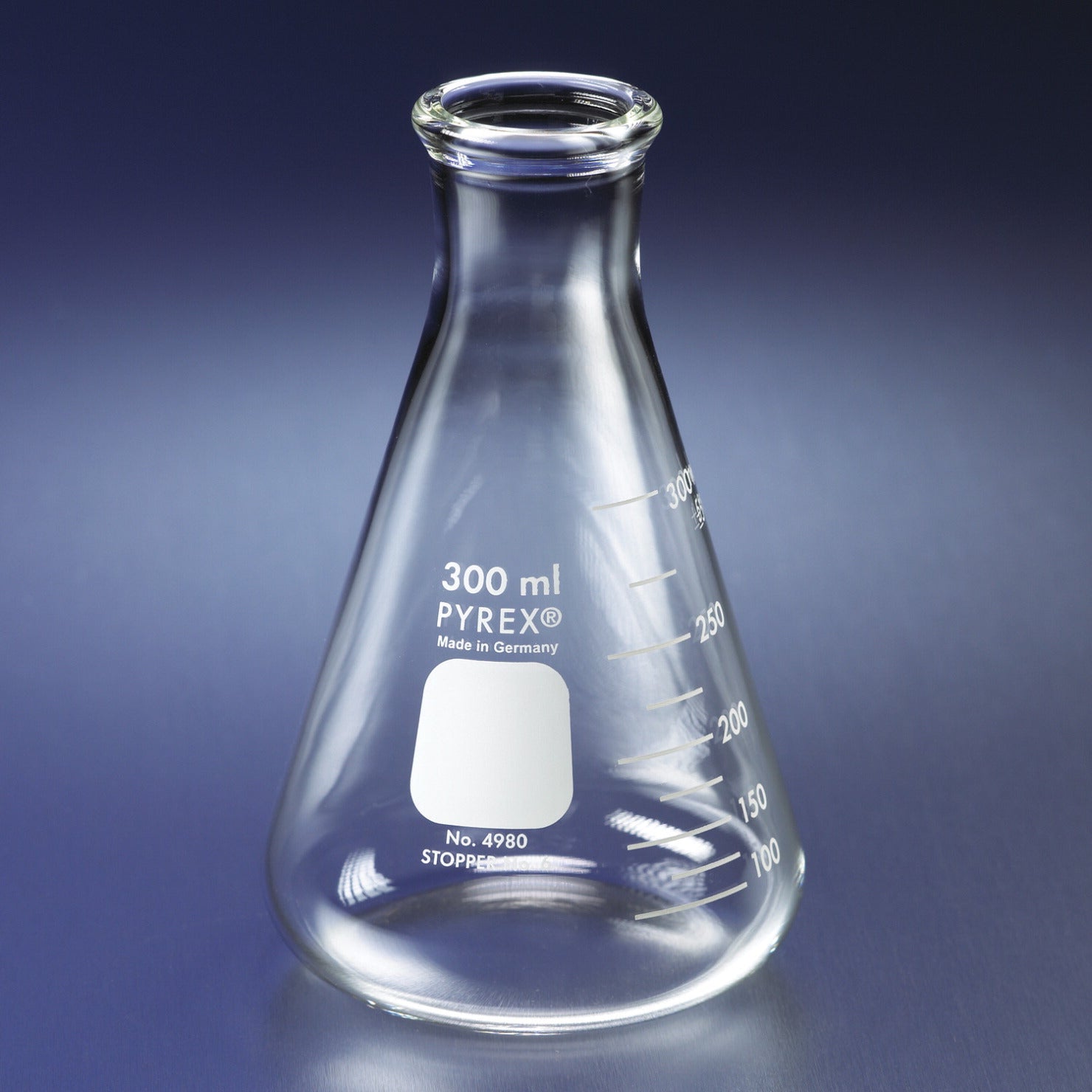 Pyrex Glass Conical Conical Baffle Flask, Pyrex – Appleton Woods | UK Lab Supplies