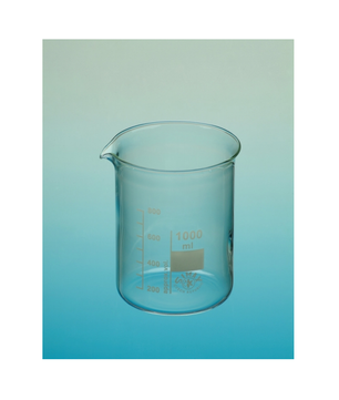 Short form glass beaker, Simax