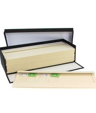 Cloth Covered Microscope Slide Tray Boxes